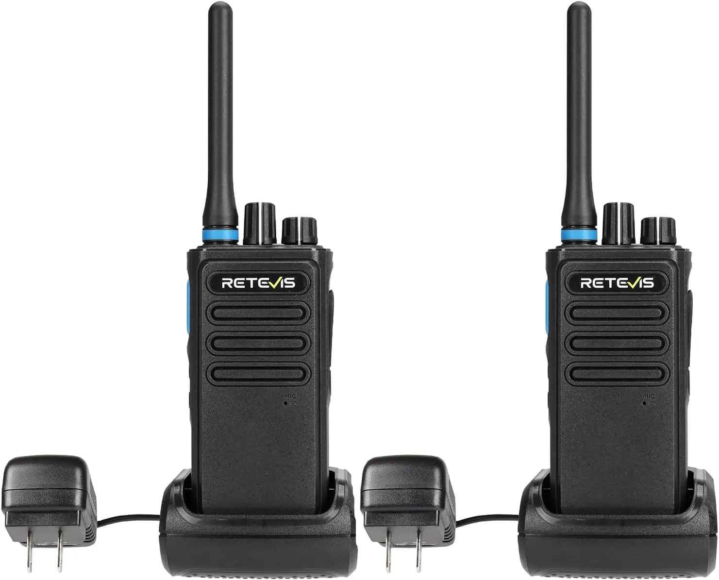 Retevis P1 Superheterodyne Digital 2 Way Radio,Compatible with Motorola R2 SL300 CP100D CP200D,DMR Walkie Talkie Long Range,Built-in Relay,Professional Two Way Radio for Jobsite Supplier(2 Pack)