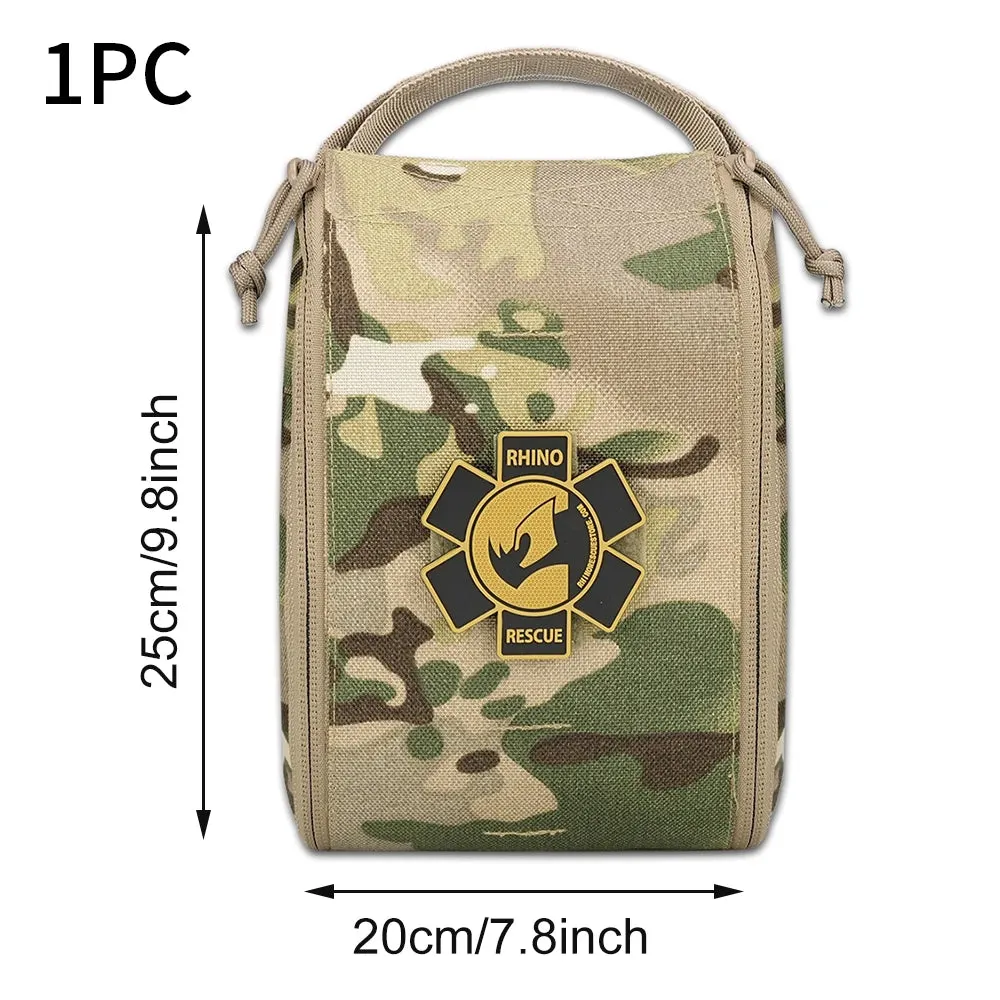 RHINO RESCUE Tactical First Aid Bag – Molle System Survival Pouch For Outdoor Adventures
