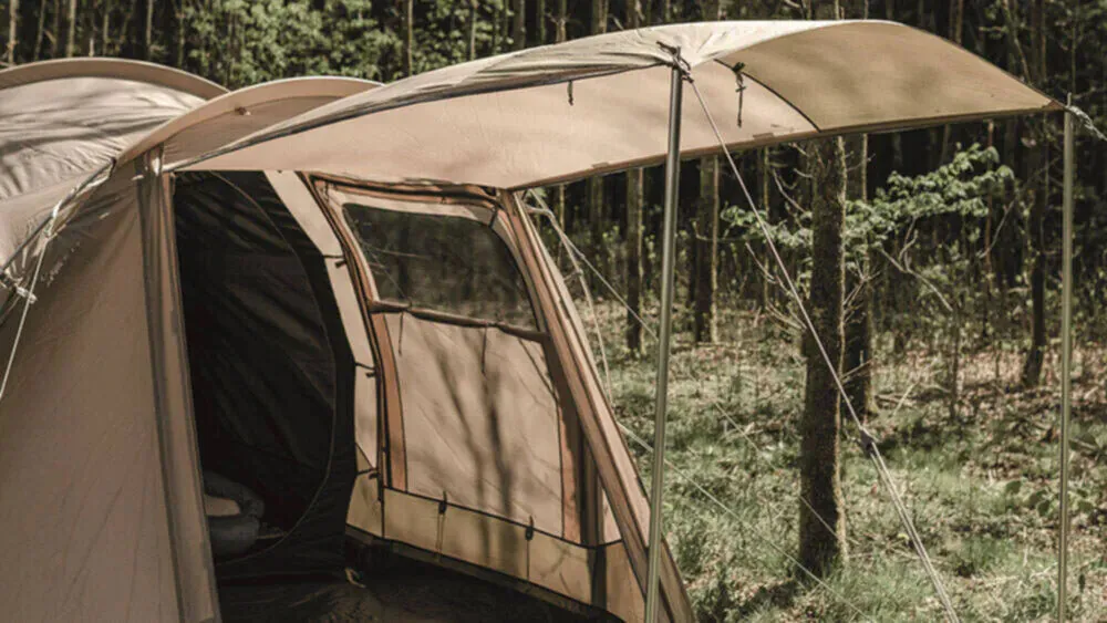 Robens Double Dreamer 4 Tent 2024, 4 Person Tent - Beige and Green (OUT0072)