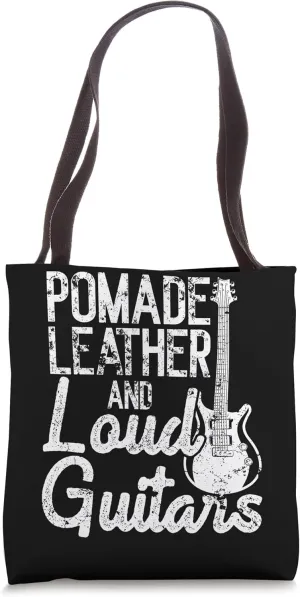 Rock 'N' Roll Old School 1950s Pinup Rocknroll Rockabilly Tote Bag