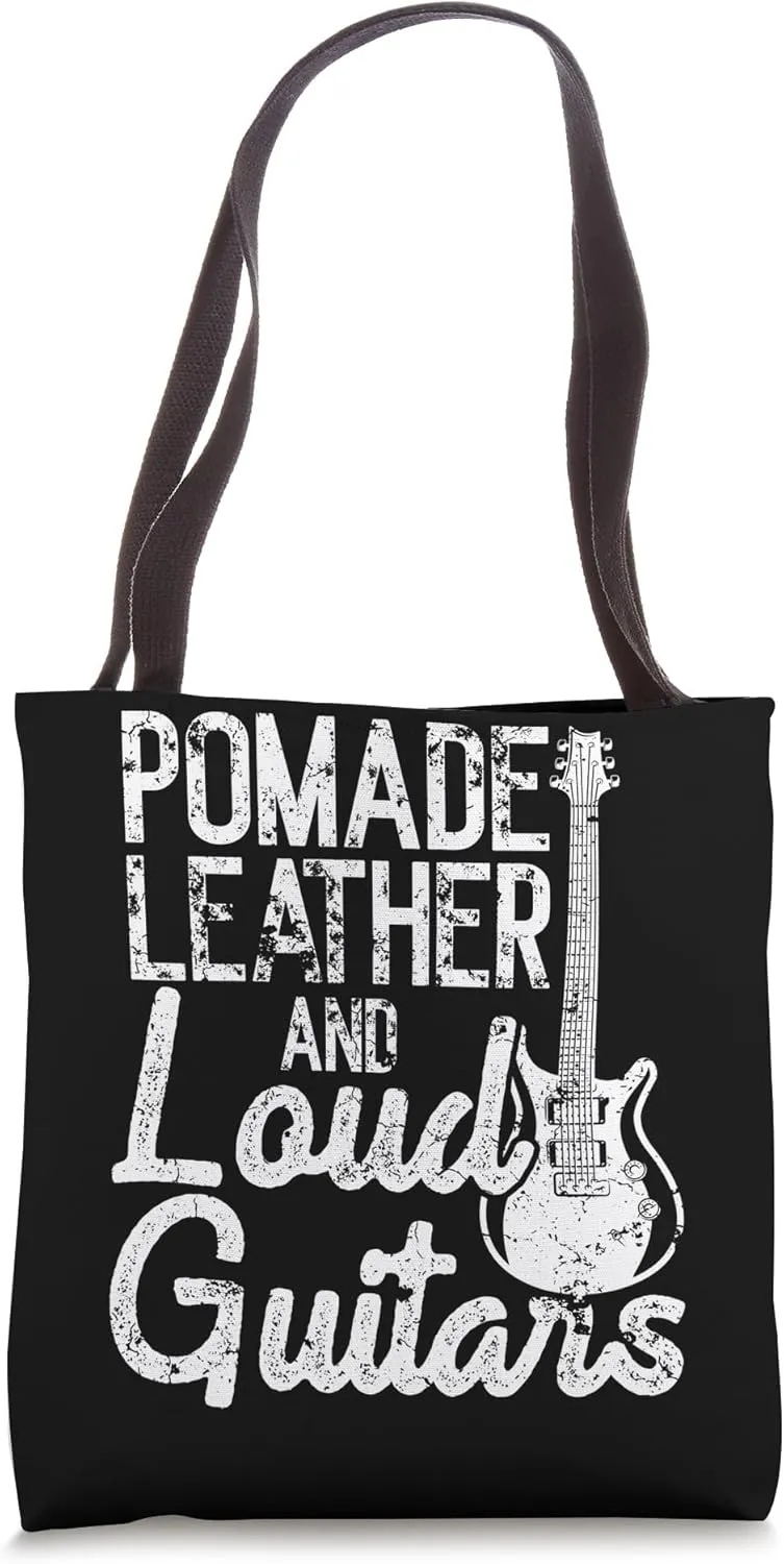 Rock 'N' Roll Old School 1950s Pinup Rocknroll Rockabilly Tote Bag