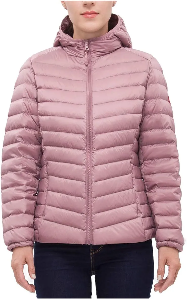 Rokka&Rolla Women's Lightweight Packable Down Puffer Jacket Coat