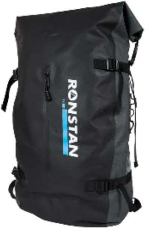 Ronstan Dry Roll Top - 55L Backpack - Black & Grey