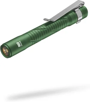 RovyVon Aurora A33 5000K LED Pen Light, Max 180 Lumen, 3 Mode, Built-in 600mAh Battery, Extra Long Use time, Type-C Rechargeable, Medical Flashlight for Nurses Doctors Emergencies Outdoor(Green)