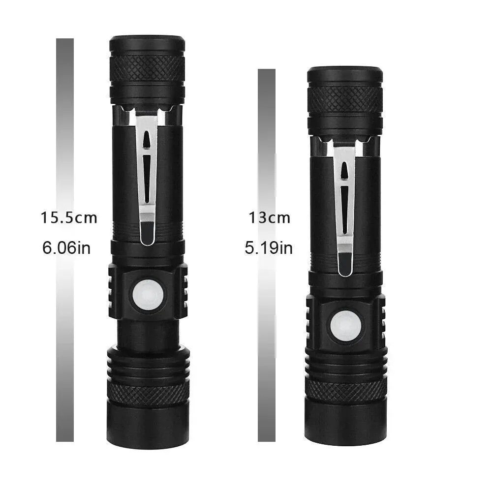 Royaleva Super Blight 90000LM Torch - USB Rechargeable LED Flashlight