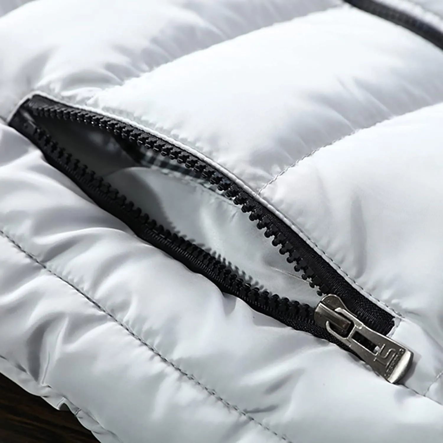RTRDE Men's Winter Vest Outdoor Casual Stand Collar Padded Vest Coats Puffer Packable, M-5XL