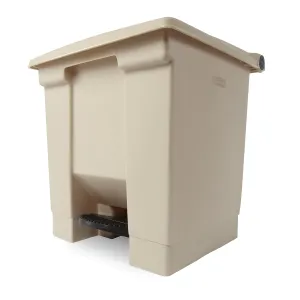Rubbermaid Commercial Products Legacy Step-On Trash/Garbage Can/Bin, 8 Gallon, Beige, for Doctor's Office/Hospitals/Healthcare