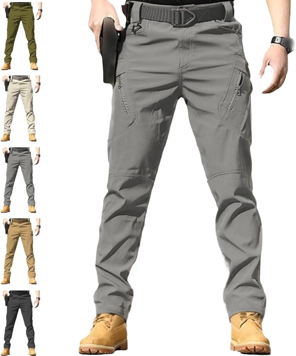 Rugstor Flexcamo - Tactical Waterproof Pants, Flexcamo Pants for Men,Lightweight Waterproof Quick Dry Tactical Pant