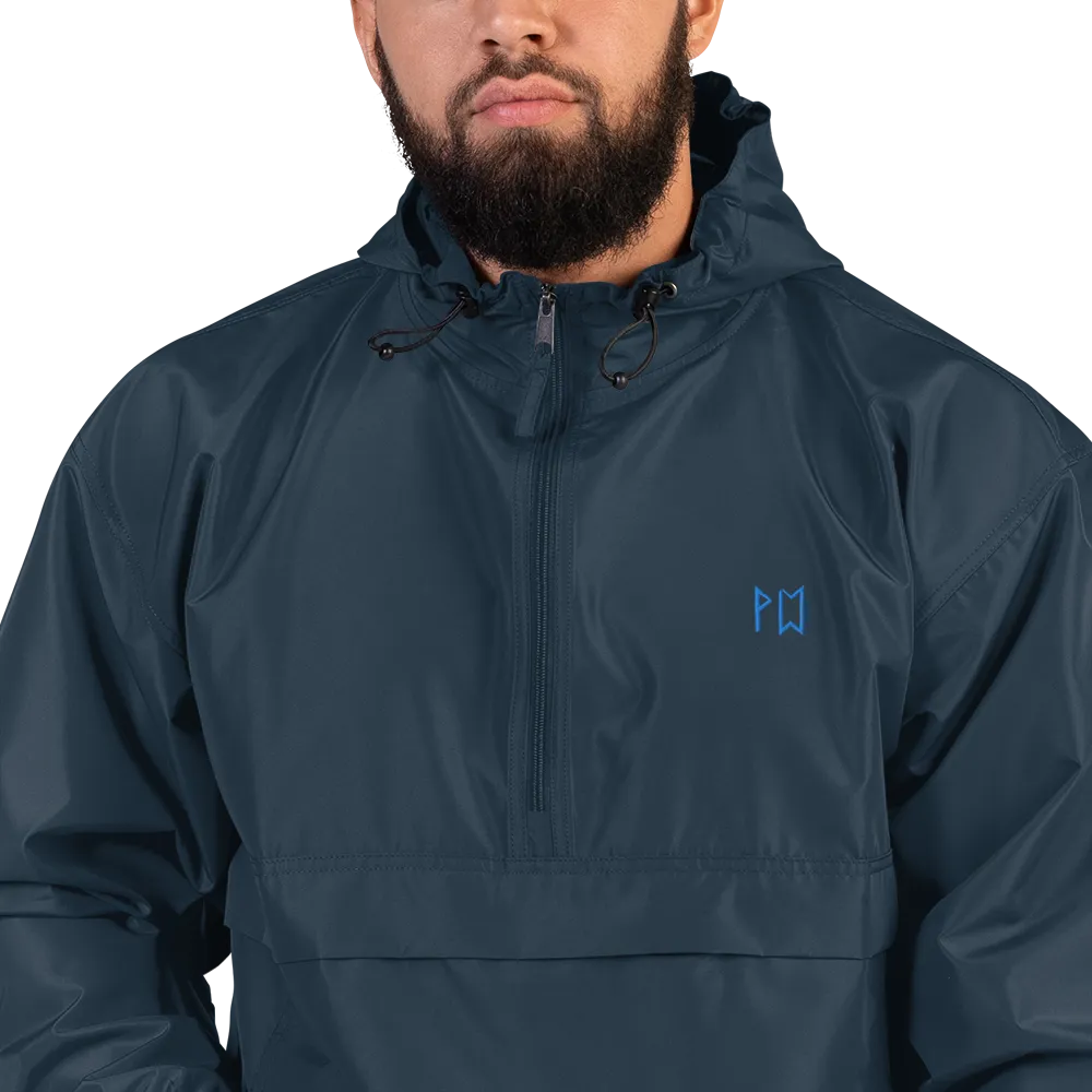 Runes Embroidered Champion Packable Jacket