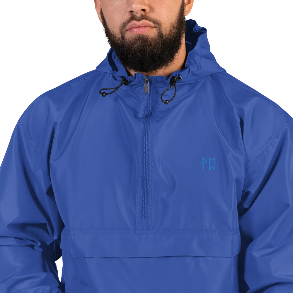 Runes Embroidered Champion Packable Jacket