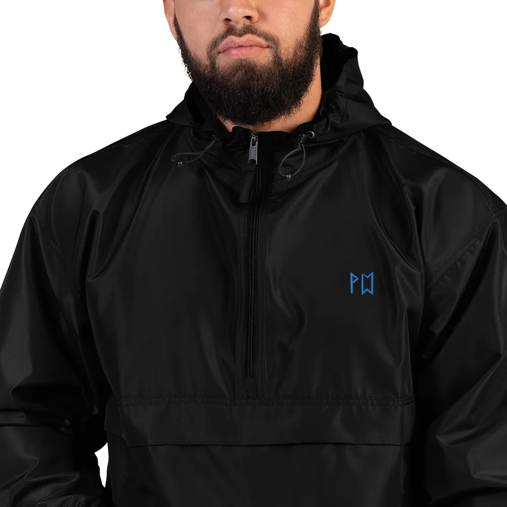Runes Embroidered Champion Packable Jacket
