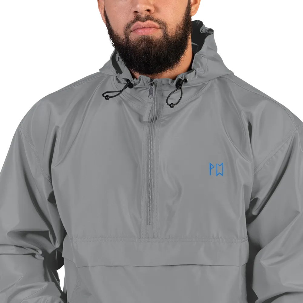 Runes Embroidered Champion Packable Jacket