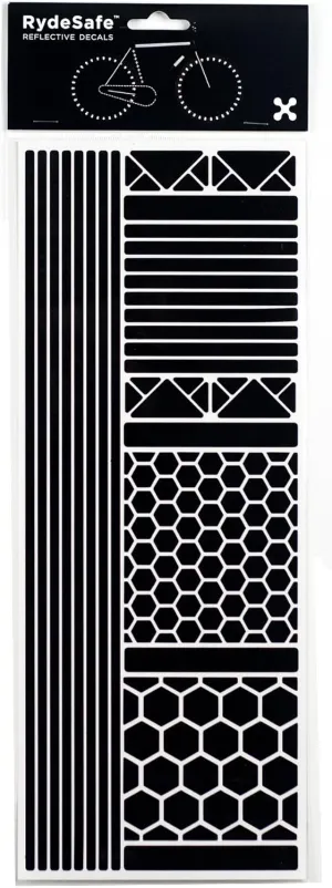 RydeSafe Reflective Decals Multi Shapes Kit Jumbo