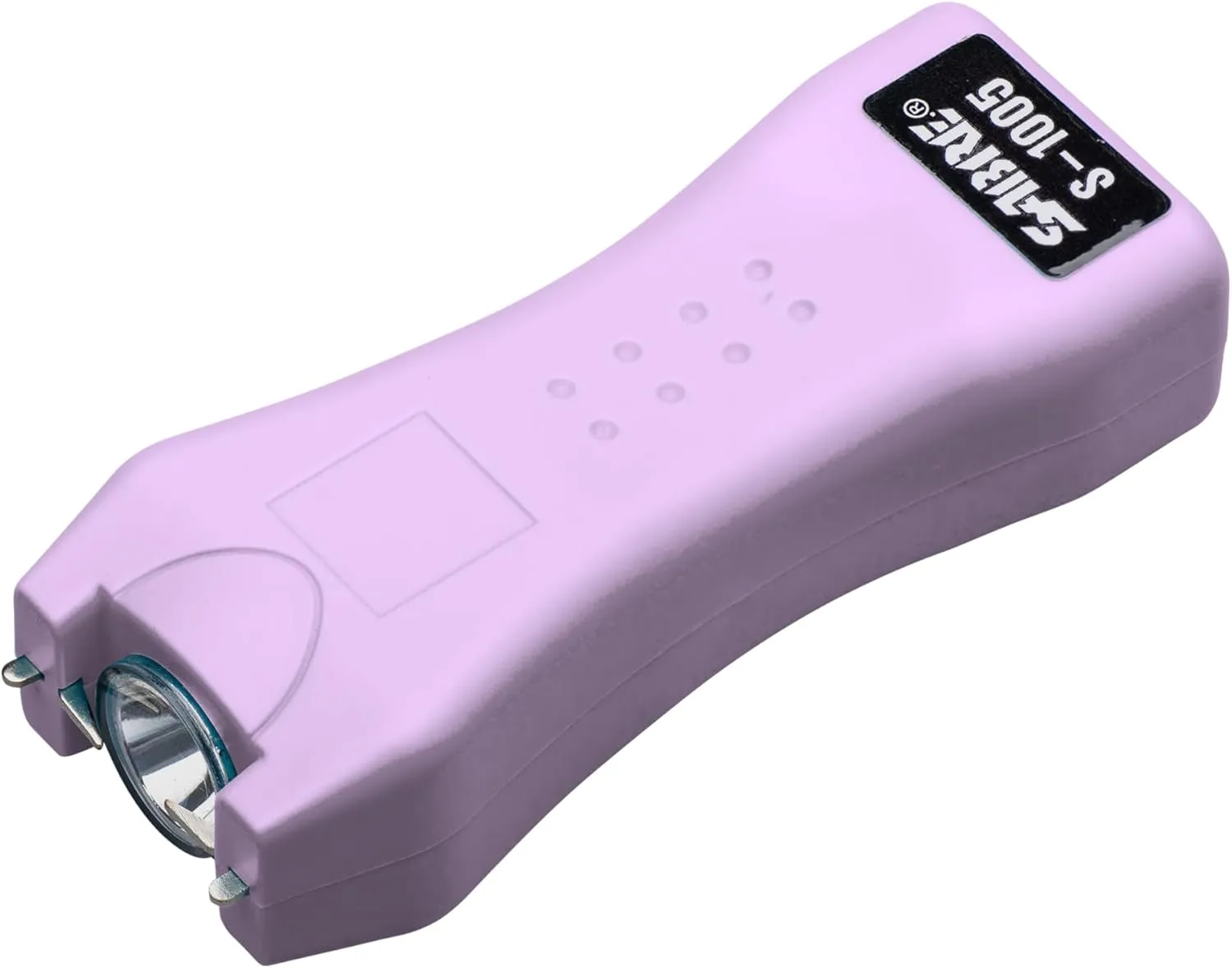 SABRE 2-in-1 Stun Gun and Flashlight and Belt Holster, Emits 1.60 Powerful Pain Inducing Microcoulombs (µC) Charge, 120 Lumen LED Flashlight, Rubberized Grip, Compact Design, Rechargeable