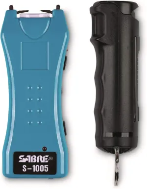 SABRE Red Pepper Spray and Stun Gun Self Defense Kit