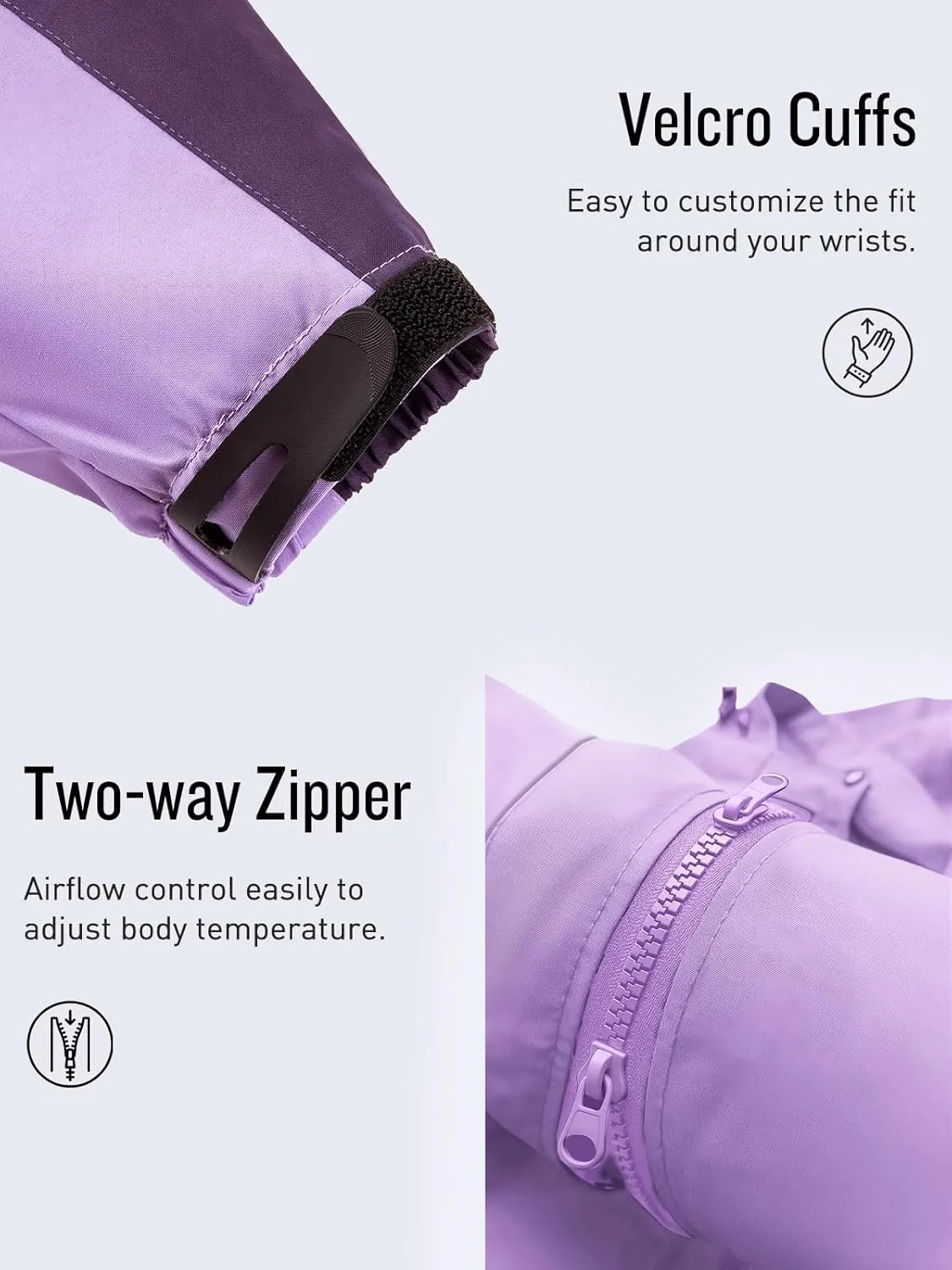 SaphiRose Womens Waterproof Rain jacket Lightweight Active Outdoor Raincoat with Removable Hood
