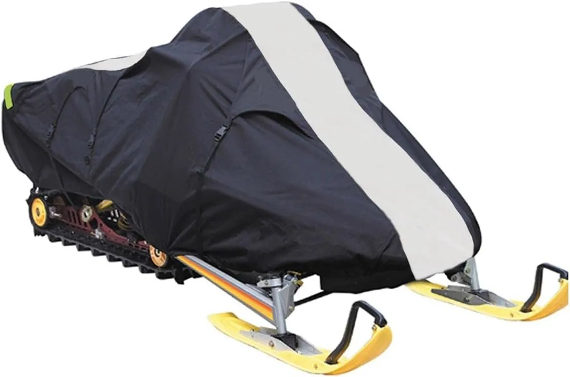 SBU 600D Snowmobile Travel and Storage Cover Compatible for 2016-2018 Model Year Ski Doo Bombardier Renegade Enduro 900 ACE Sleds. Slush and Mud Protection