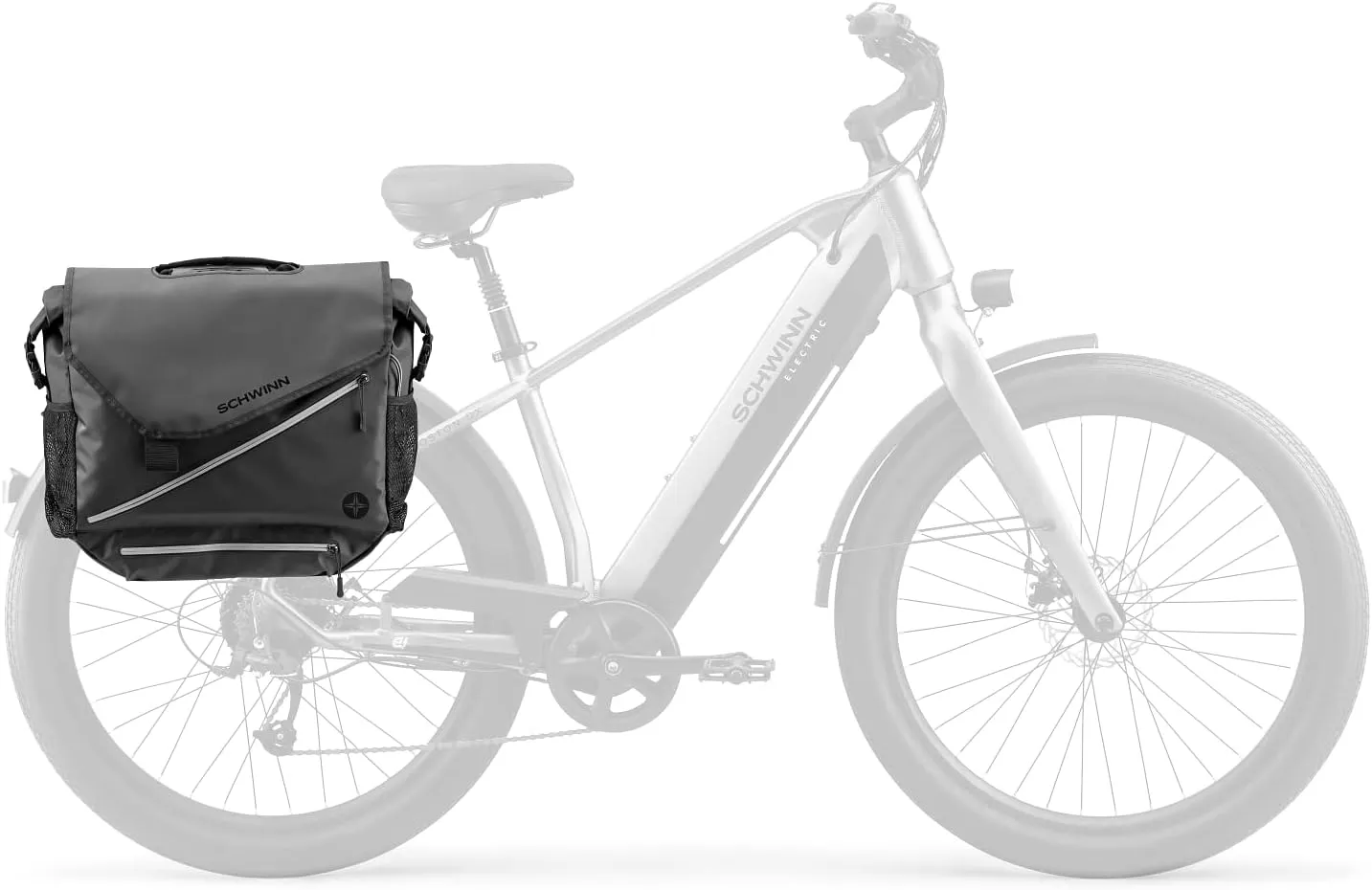 Schwinn Bike Bag, Pannier and Storage, Easy to Attach, Hold Cell Phones, Snacks, Wallet, Mounted Bicycle Accessories