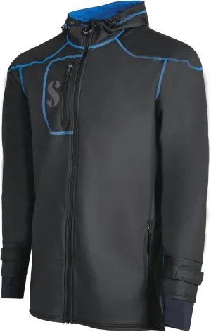 SCUBAPRO Men's Cruise Coat with Fleece Lining, Windproof and Water Resistant Jacket for Watersports, 3X-Large, Blue