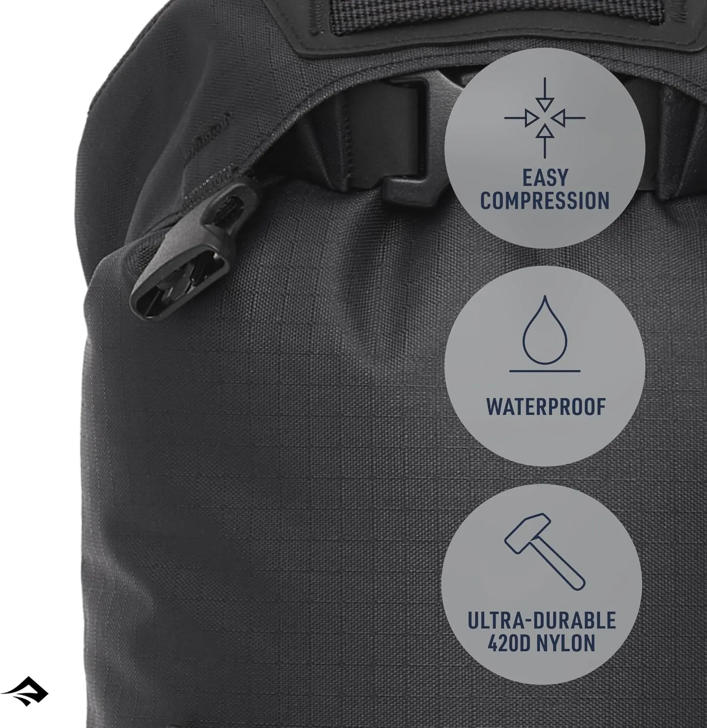 Sea to Summit eVac Heavy Duty Compression Dry Bag, Waterproof Dry Storage, 8 Liter