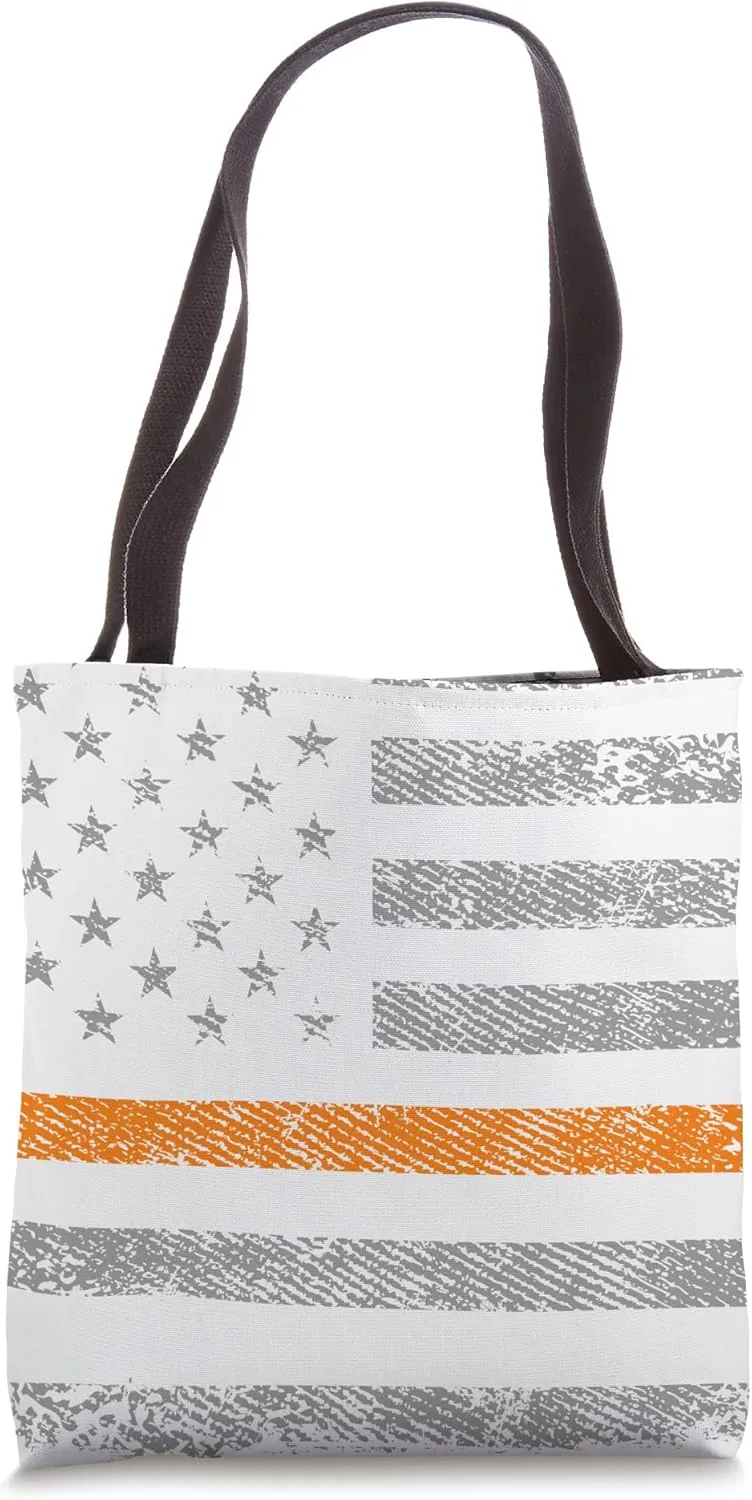 Search And Rescue United States Flag SAR Emergency Team Tote Bag