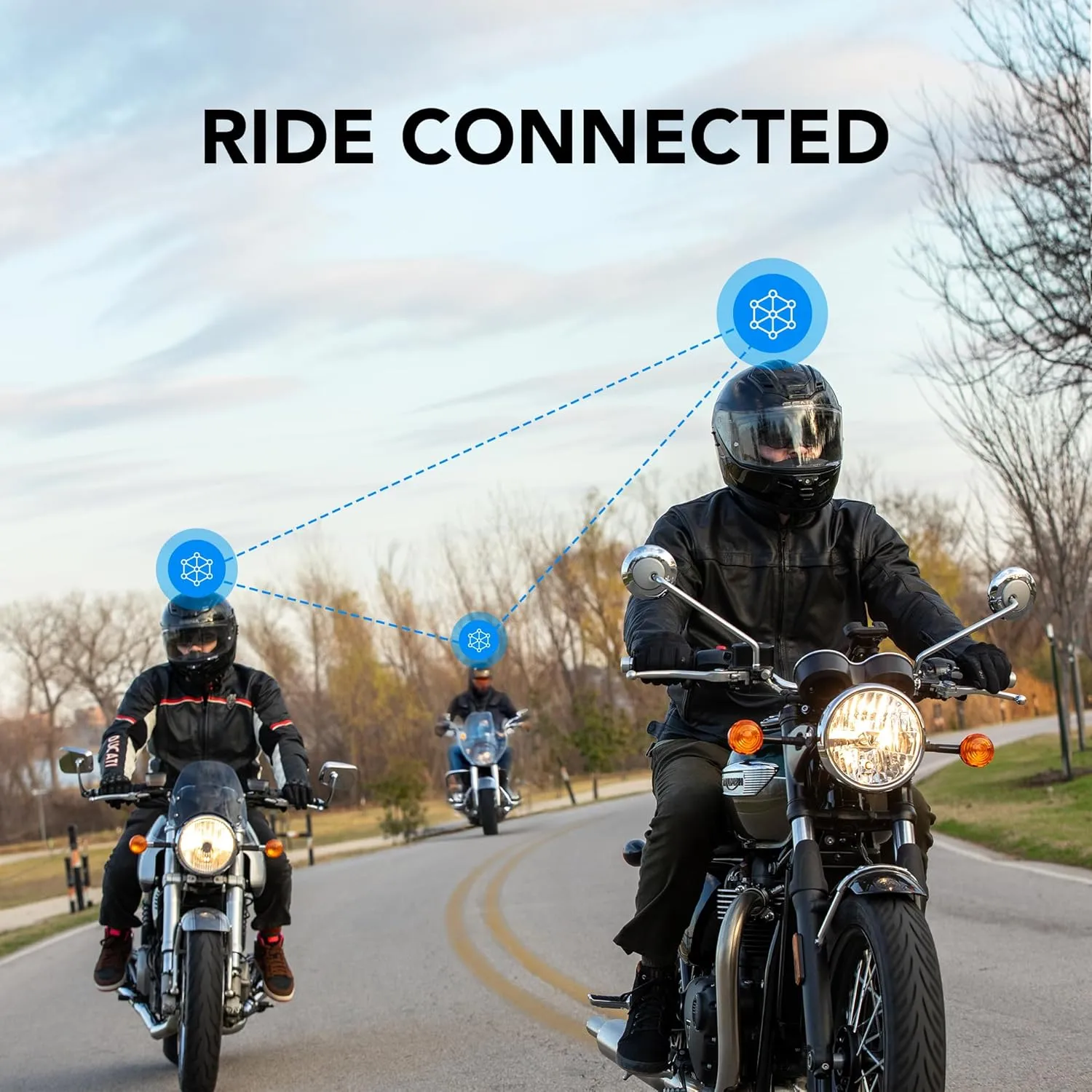 Sena Phantom Full Face Smart Motorcycle Helmet with Integrated Communications, LED Lighting, and 2nd Generation Sound by Harman Kardon
