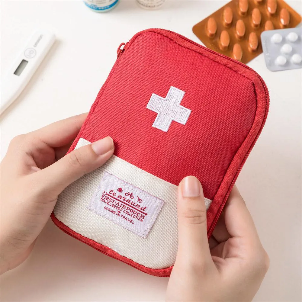 Set of 3 Portable Travel Medical Bags Organiser for Home Emergency Storage Use