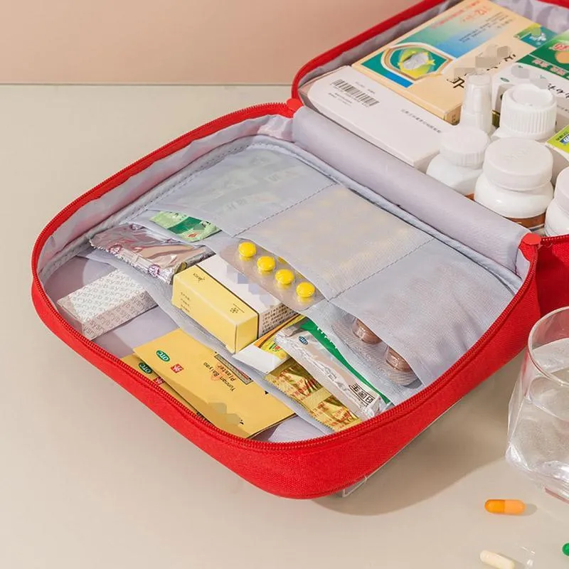 Set of 3 Portable Travel Medical Bags Organiser for Home Emergency Storage Use