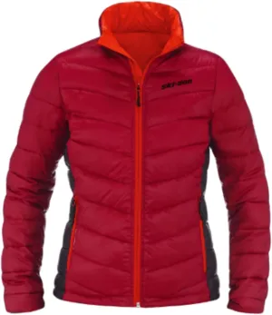 Ski-Doo New OEM Women's Small Red Insulated Packable Jacket, 4407940414
