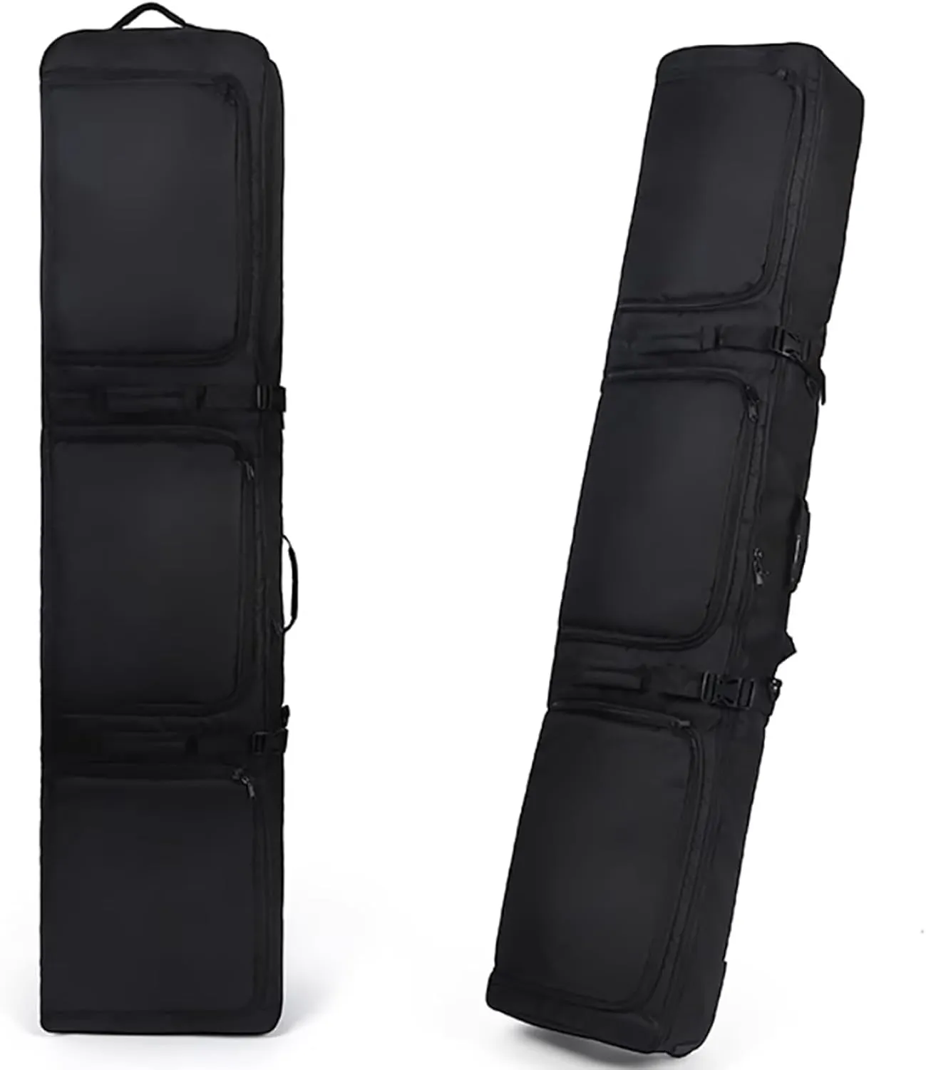 Ski Gear Bag Dry Wet Separation Rolling Ski Board Backpack Ski Boot Equipment Bag Wheeled Carry On Dual Use Ski Board Bag Travel Ski Backpack,B