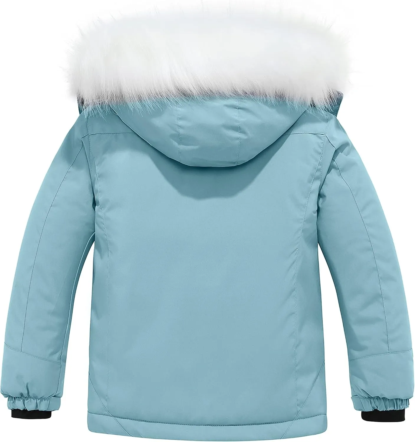 Skieer Girl's Waterproof Ski Jacket Windproof Winter Jacket Hooded Rain Coat