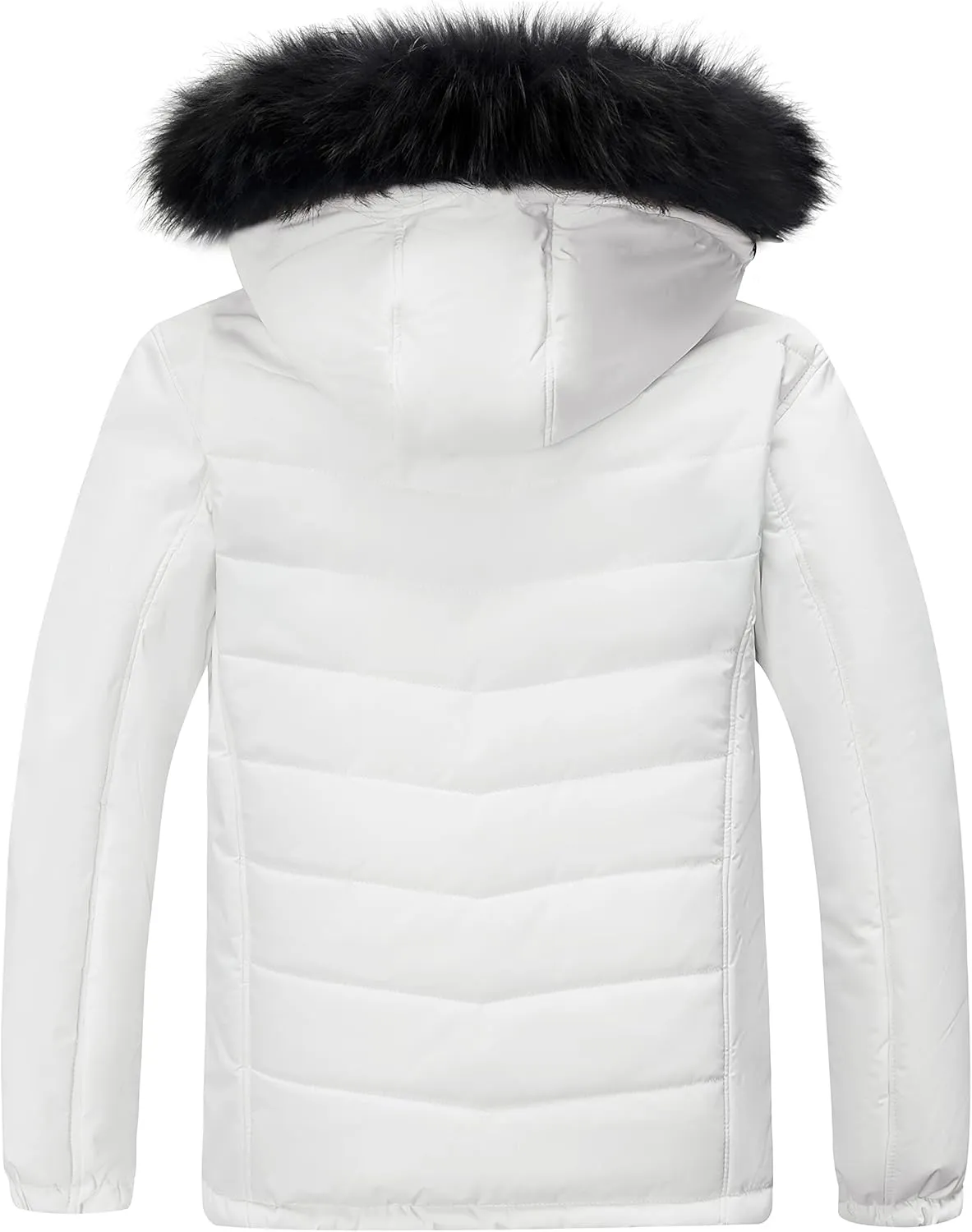 Skieer Men's Waterproof Ski Jacket Windproof Winter Coat Hooded Puffer Jacket Snowboard Rain Jacket