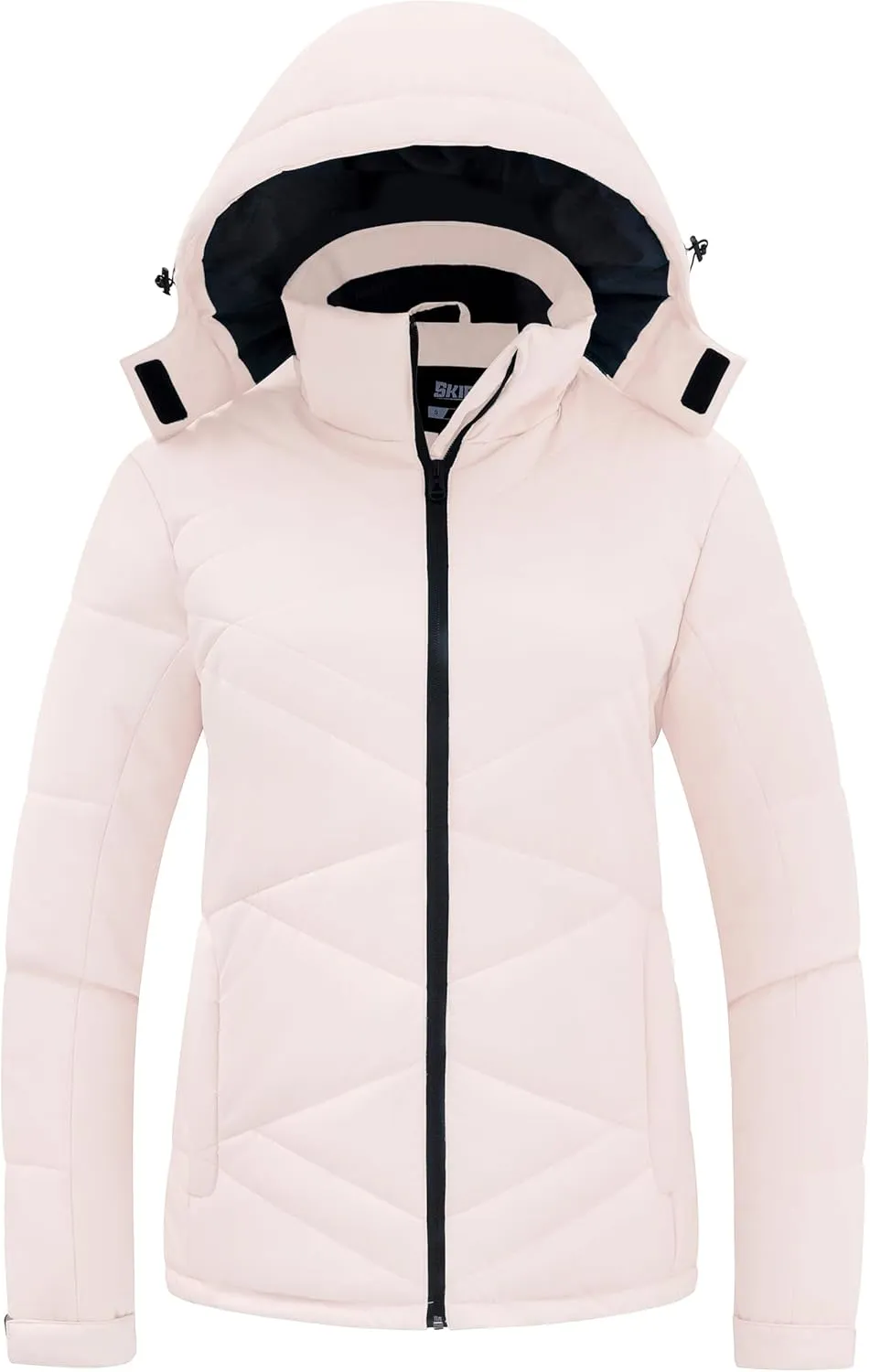 Skieer Women's Waterproof Ski Jacket Warm Snow Winter Coat Mountain Windproof Hooded Raincoat