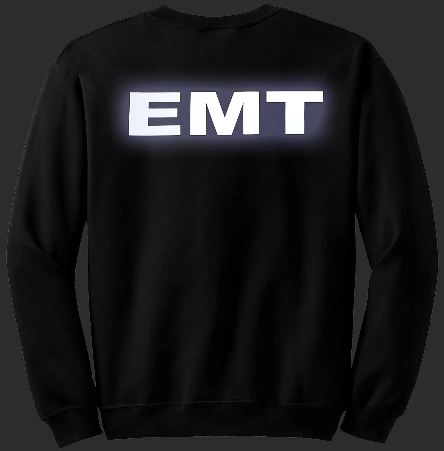 Smart People Clothing EMT Sweatshirt with Reflective Logo, Emergency Medical, First Responder
