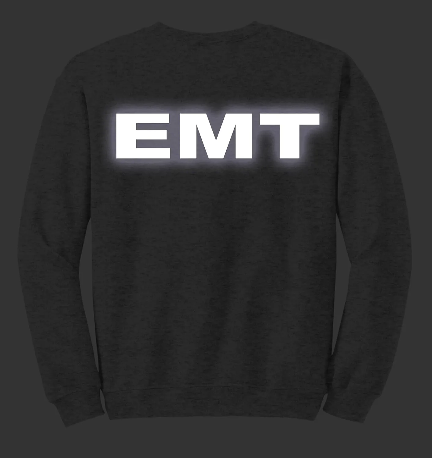 Smart People Clothing EMT Sweatshirt with Reflective Logo, Emergency Medical, First Responder