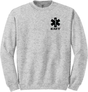 Smart People Clothing EMT Sweatshirt with Reflective Logo, Emergency Medical, First Responder