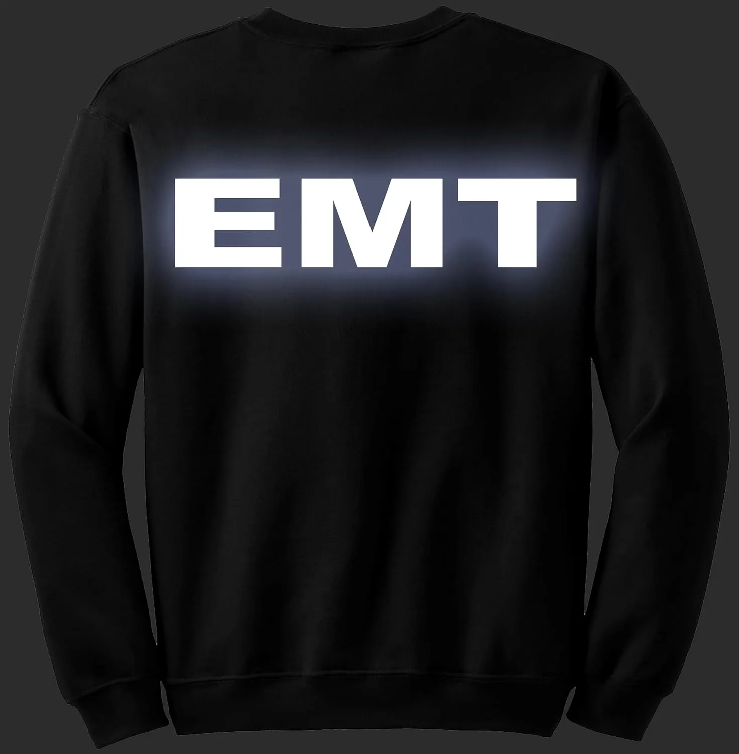 Smart People Clothing EMT Sweatshirt with Reflective Logo, Emergency Medical, First Responder
