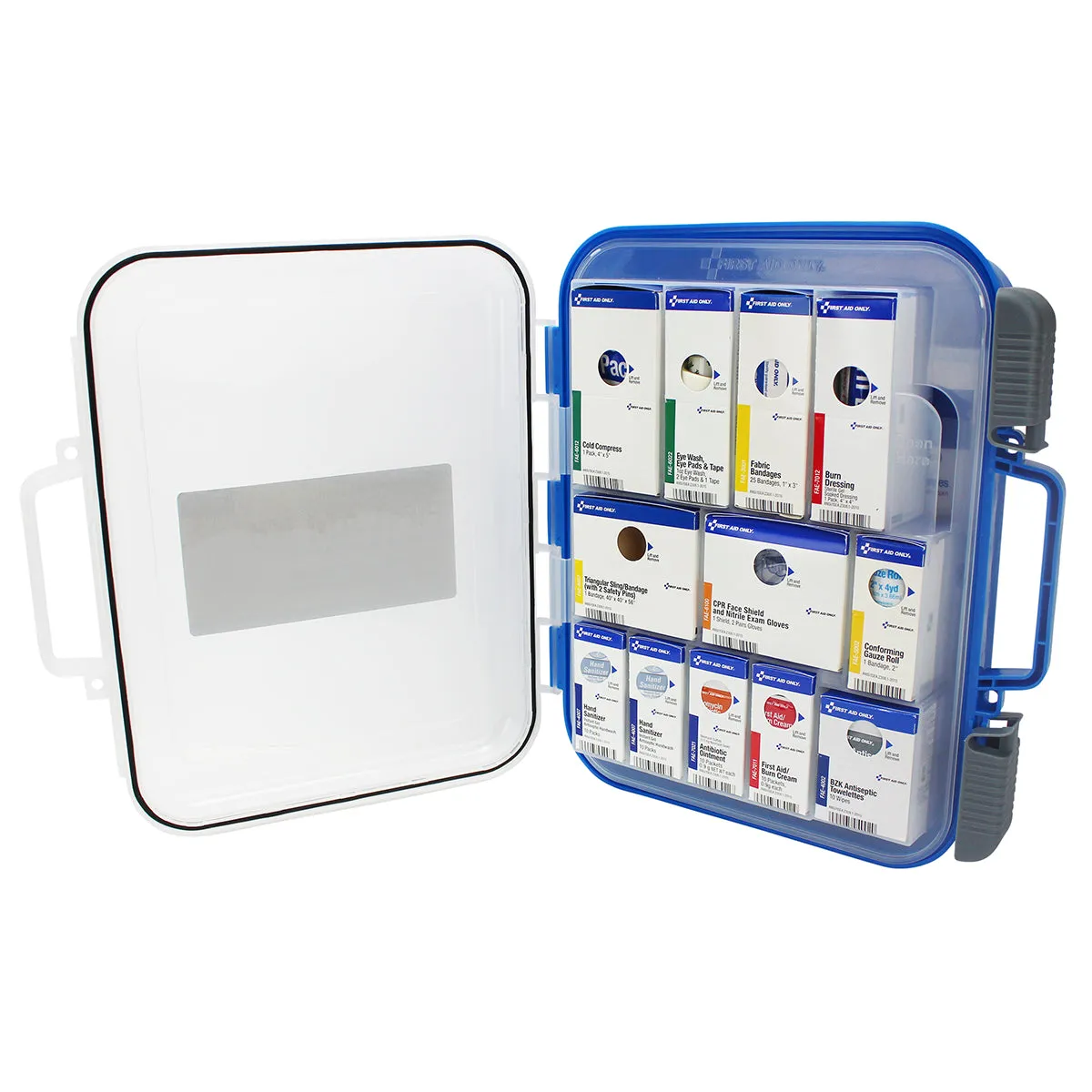 SmartCompliance Mobile 25 Person ANSI A Clear Front First Aid Kit, ANSI 2021 Compliant