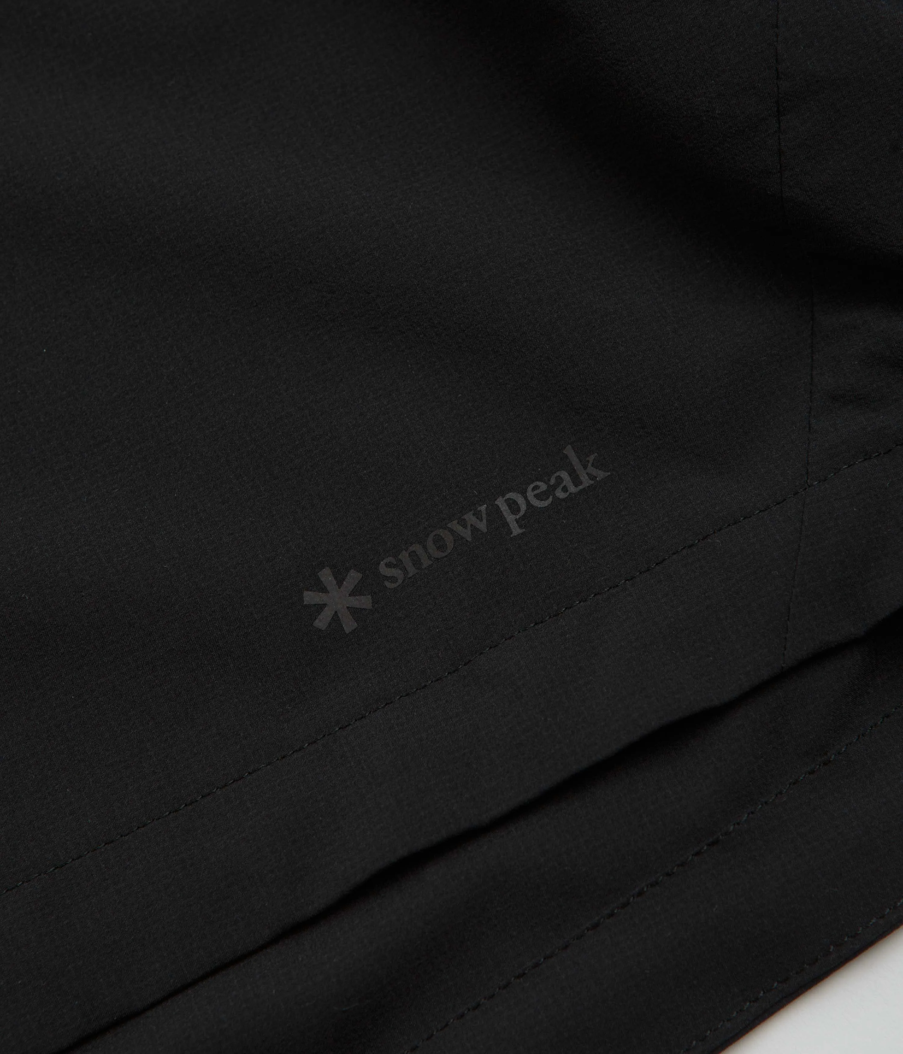 Snow Peak Shadow Ripstop Jacket - Black