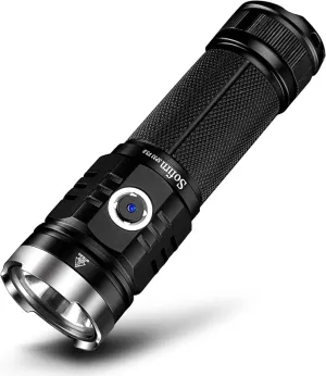 Sofirn SP33 V3 Super Bright Flashlight 3500 High Lumens, USB C Rechargeable Flashlight with Powerful LED, for Camping Hiking Walking