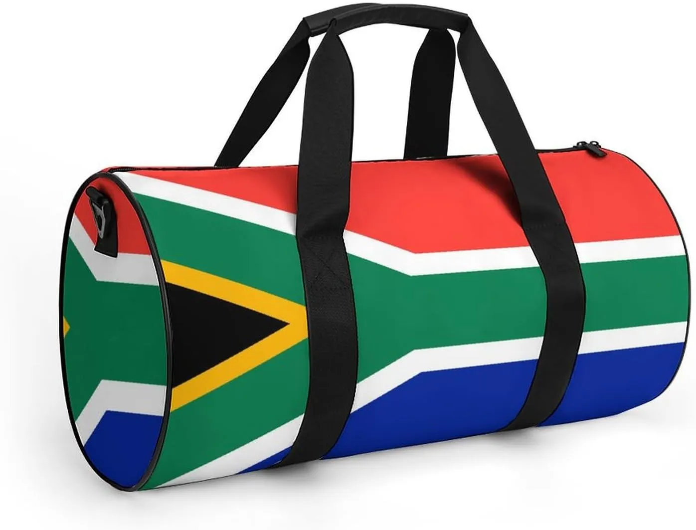 South African Flag Sports Duffel Bag for Boys Girls Dry Wet Separation Overnight Gym Bag