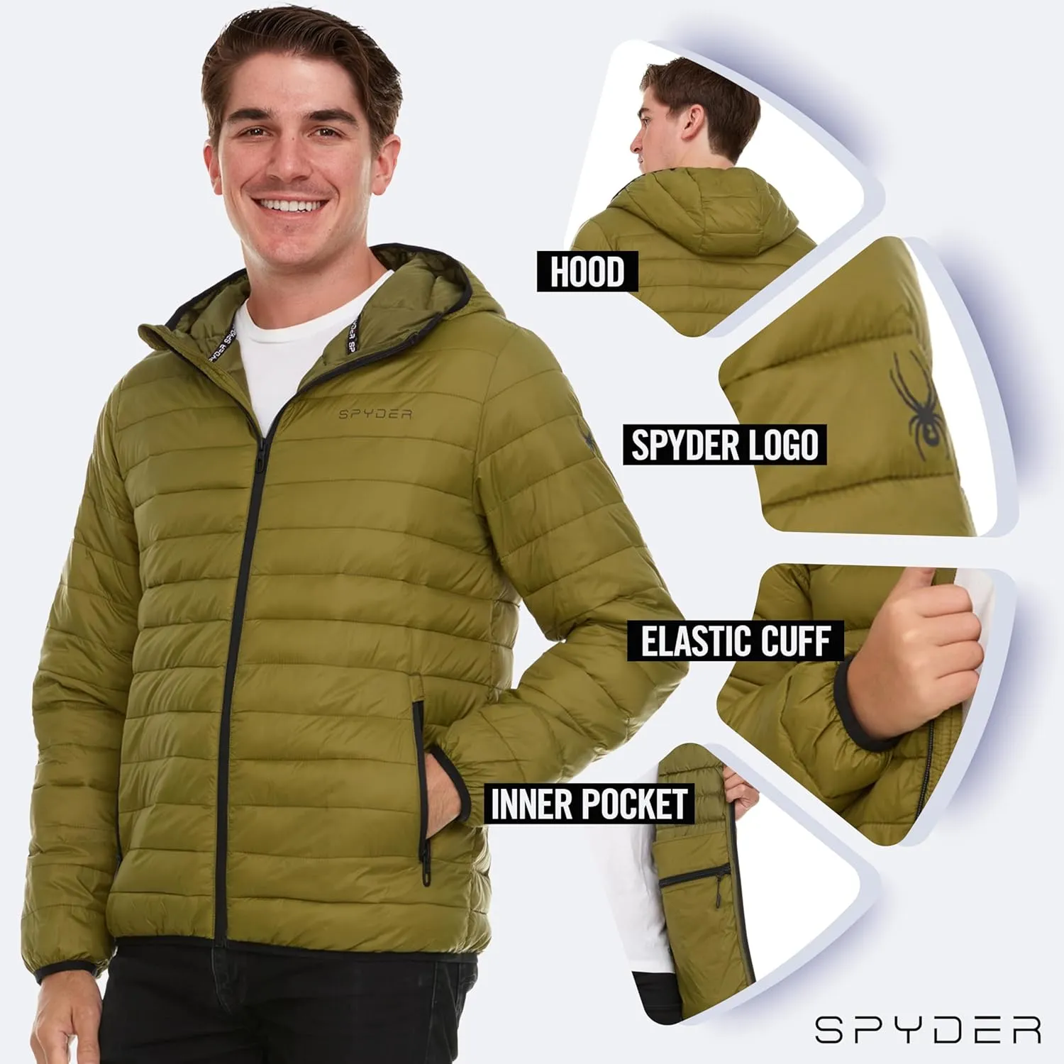 Spyder Mens Packable Puffer