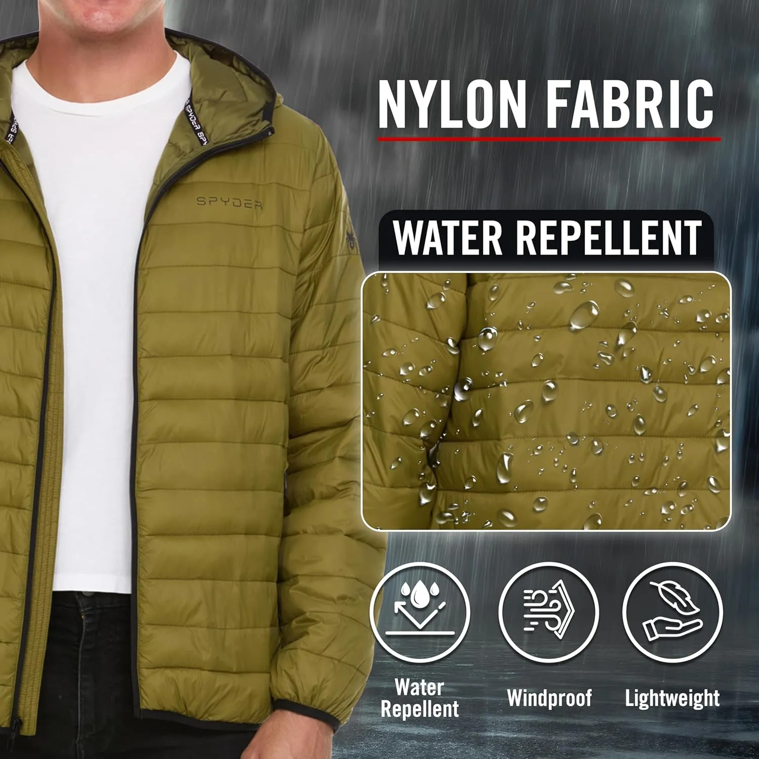 Spyder Mens Packable Puffer