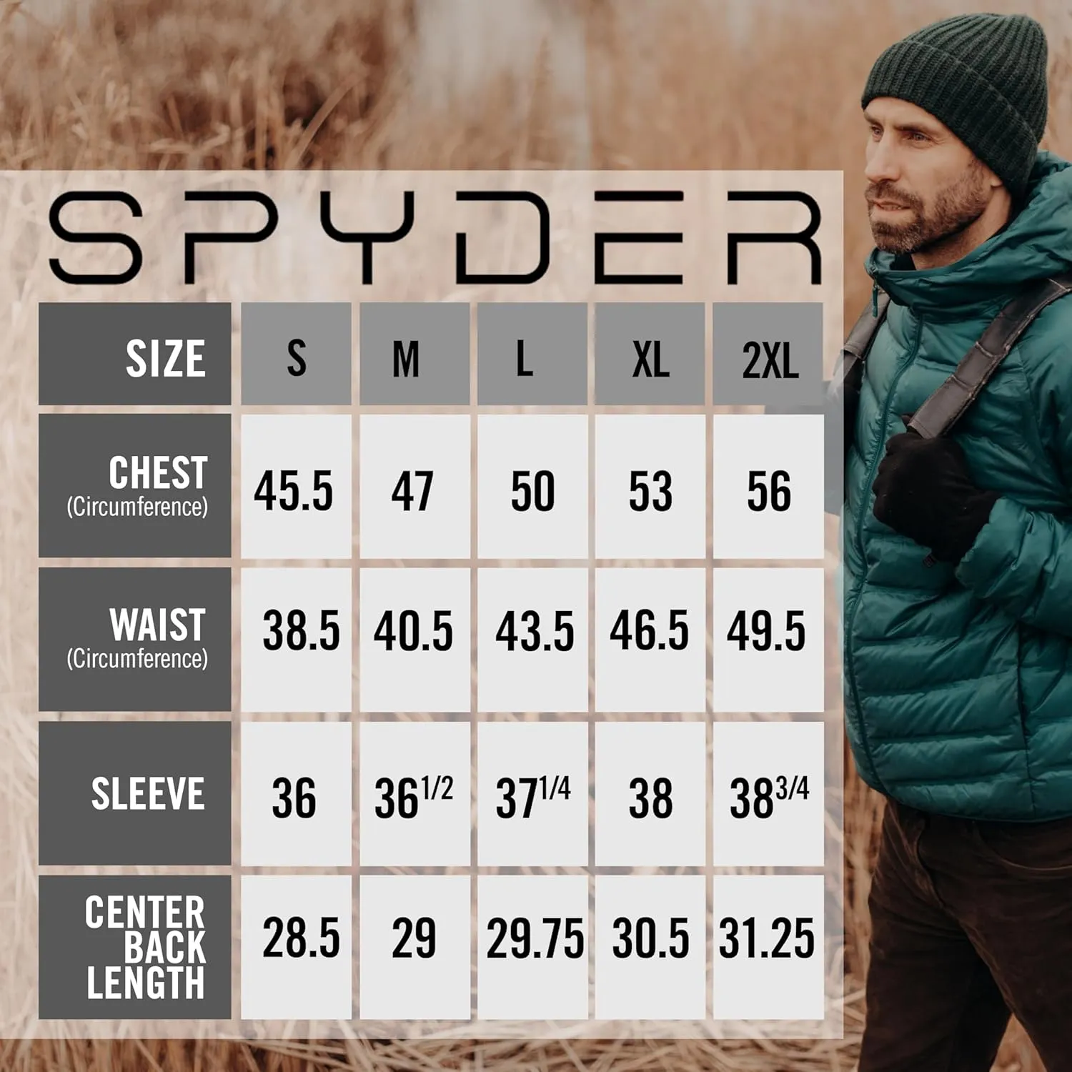 Spyder Mens Packable Puffer
