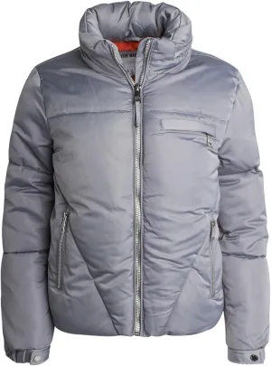 Steve Madden Women's Cropped Puffer Jacket - Quilted Winter Coat with Packable Hood - Cozy Outerwear Jacket for Women (S-XL)