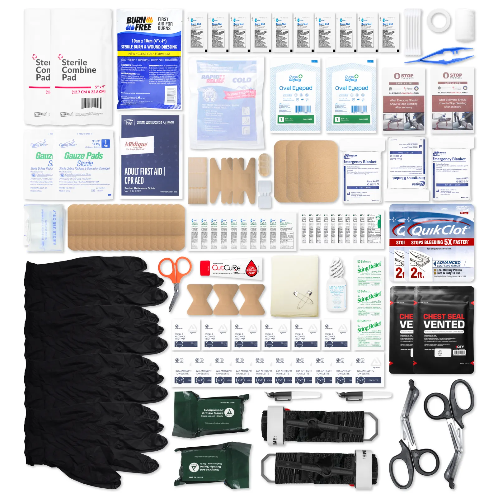 Stop the Bleed First Aid Kit Combo Refill