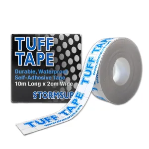 Stormsure TUFF Tape Self Adhesive Repair Roll 20mm Wide x 10m Long for stitched seams