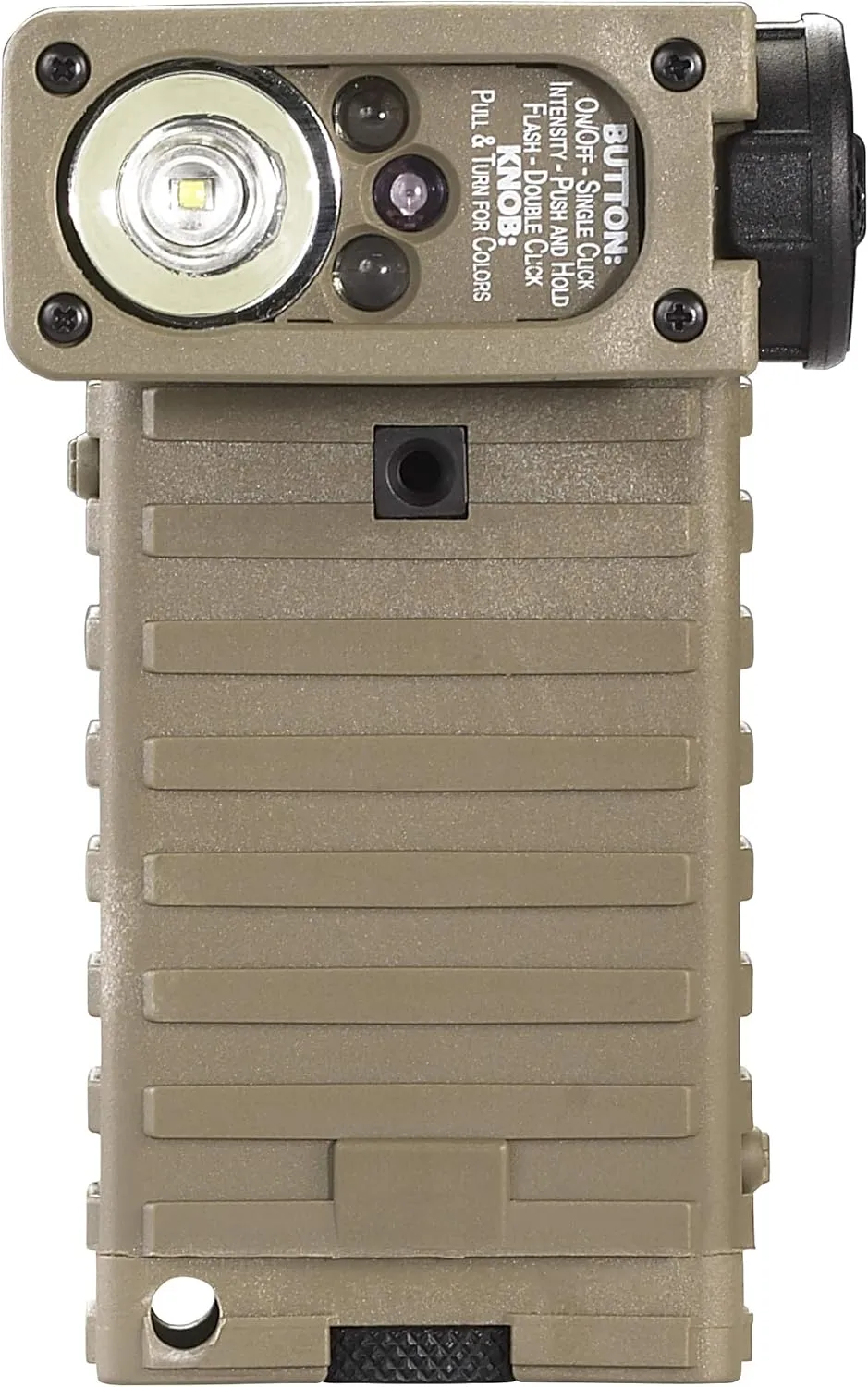 Streamlight 14032 Sidewinder 55-Lumens LED Military Flashlight with (2) AA Alkaline Batteries in Box, Coyote