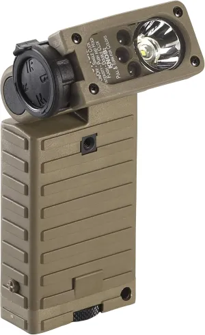 Streamlight 14032 Sidewinder 55-Lumens LED Military Flashlight with (2) AA Alkaline Batteries in Box, Coyote