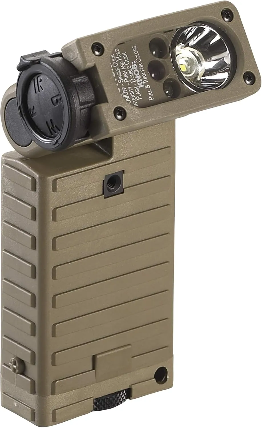 Streamlight 14032 Sidewinder 55-Lumens LED Military Flashlight with (2) AA Alkaline Batteries in Box, Coyote
